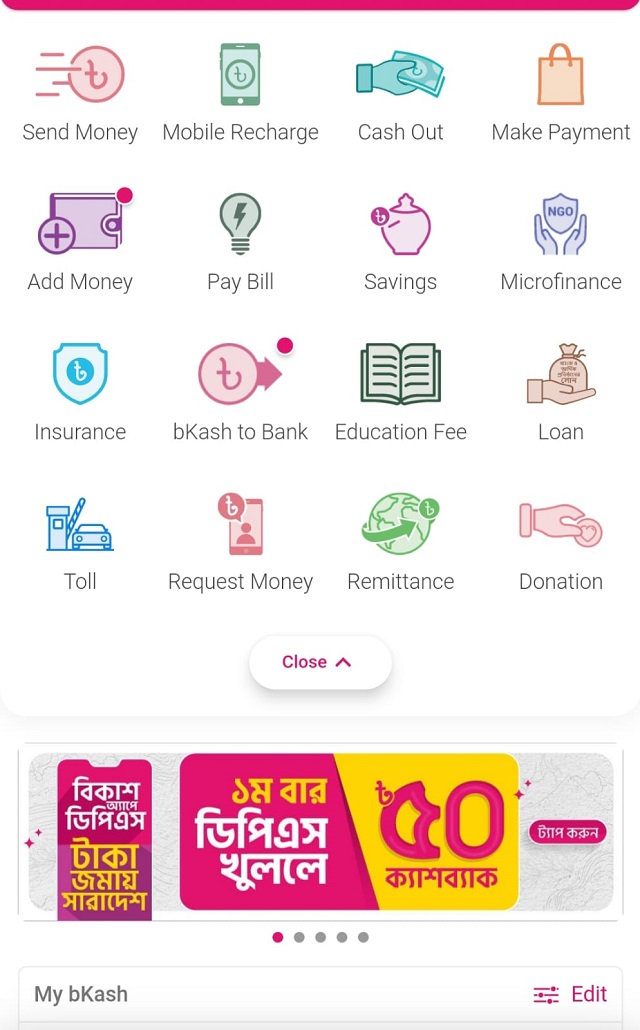 Bkash Pay Bill