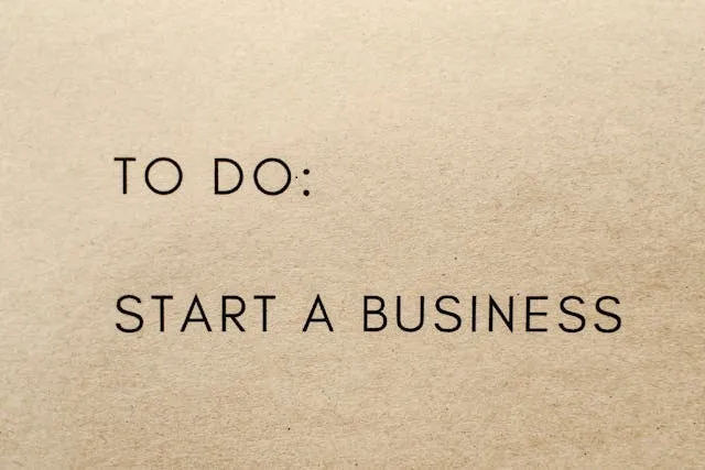 start a business